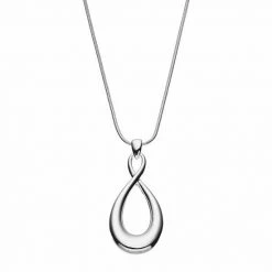 Napier Infinity Pendant Necklace Silver Tone 6 Napier Infinity Pendant Necklace Silver Tone -Napier Sales Store unnamed file 30