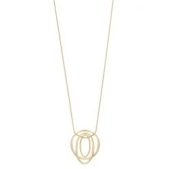 Napier 18-in. Gold Layered Pendant