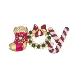 Napier Christmas Joy Pin