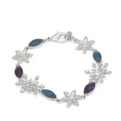 Napier Box Elevated Stones Flex Bracelet