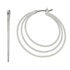 Napier Circle Click It Hoop Earrings