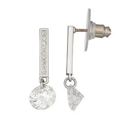 Napier Social Stone Drop Earrings